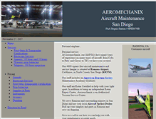 Tablet Screenshot of aeromechanix.com
